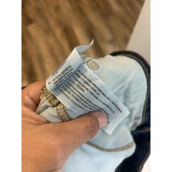 Hollister Men Slim Straight Dark Wash Blue Denim Jeans Size 30x32 Cotton Blend - Picture 4 of 6